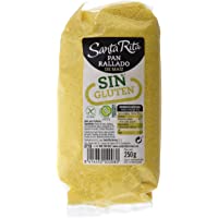 Santa Rita Pan Rallado de Maíz sin Gluten - 5 Paquetes de 250 gr - Total: 1250 gr